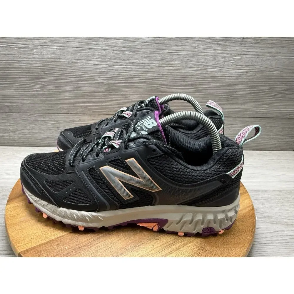 New Balance 412v3 Womens Trail Athletic Running Shoes Black Size 8